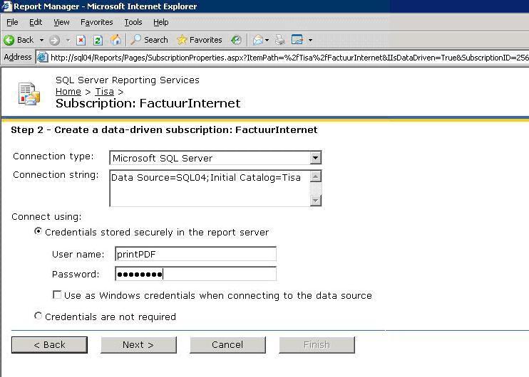 BIDS Een data driven rapport - Reporting Services