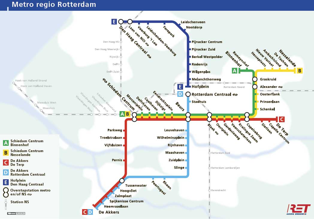 Roelofs en Schenk - MUIS, Planning Metro Rotterdam