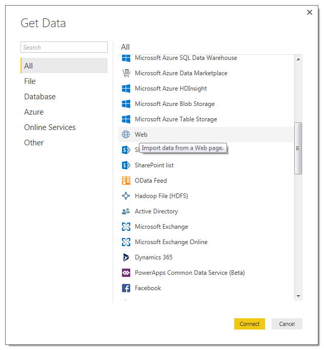 Roelofs en Schenk - Power BI, het aanwijzen van de databron