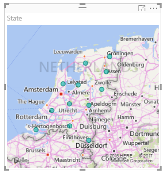 Roelofs en Schenk - Power BI, Het hernoemen van het veld 'provincie' naar 'state' zodat Power BI herkent dat het om een provincie gaat