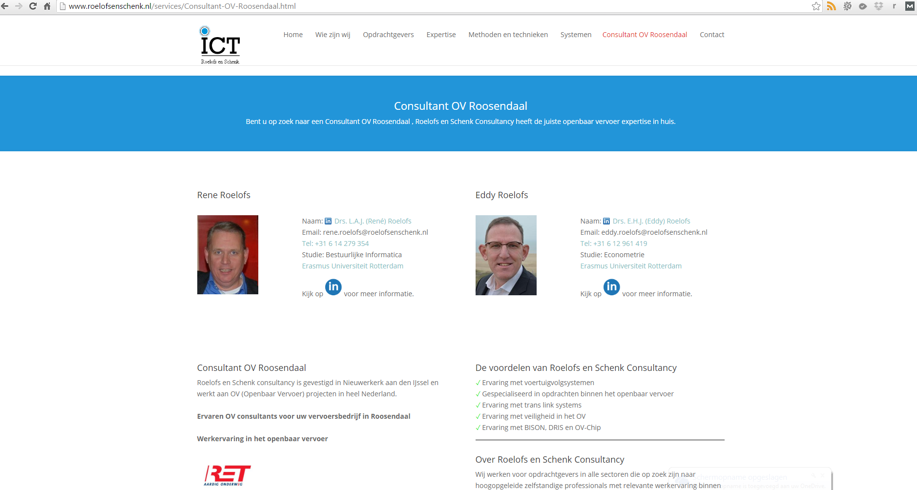 SEO Landingspagina voor Roelofs en Schenk Consultancy SEO Landingspagina voor Roelofs en Schenk Consultancy
